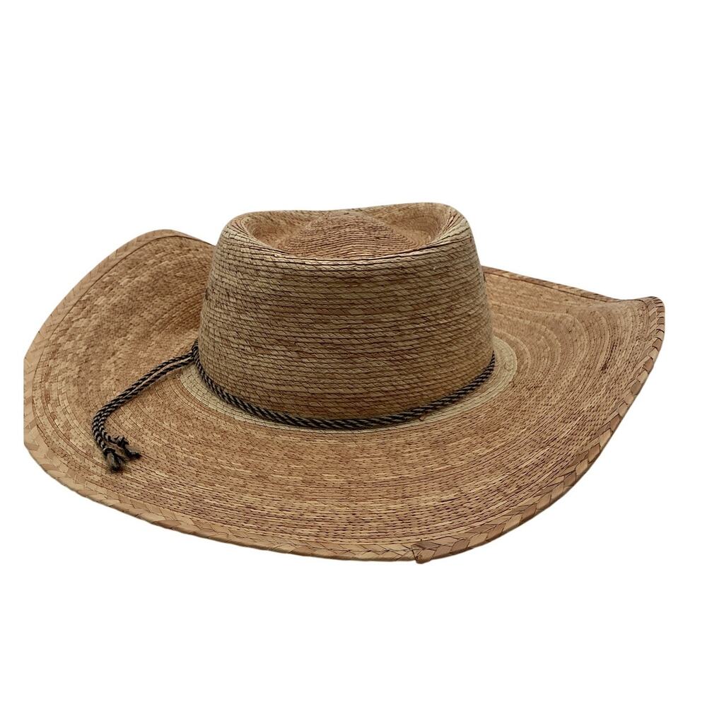 Lspace Woven Beige Wayne Hat Size 0 - Picture 2 of 5
